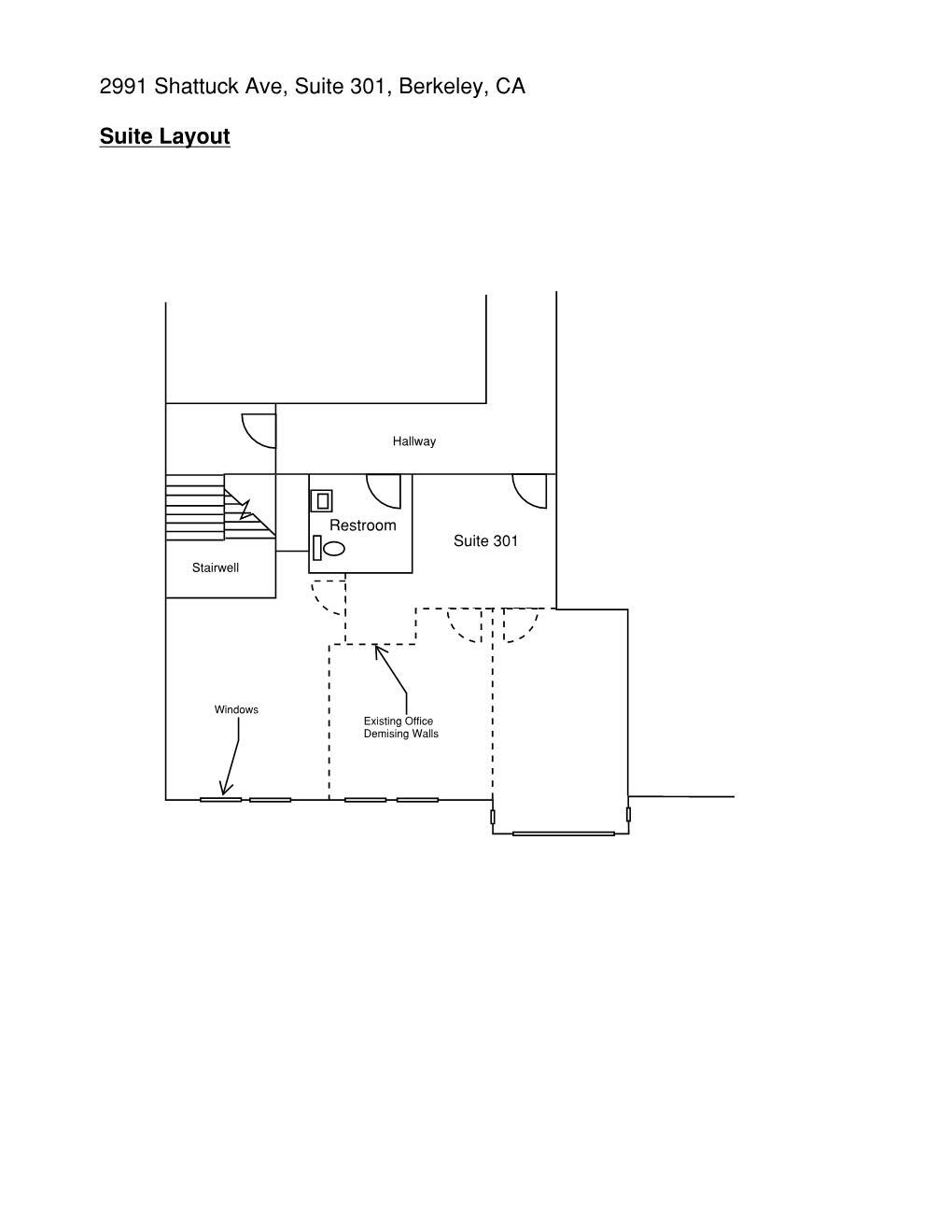 2991-2999 Shattuck Ave, Berkeley, CA en alquiler Plano de la planta- Imagen 1 de 8