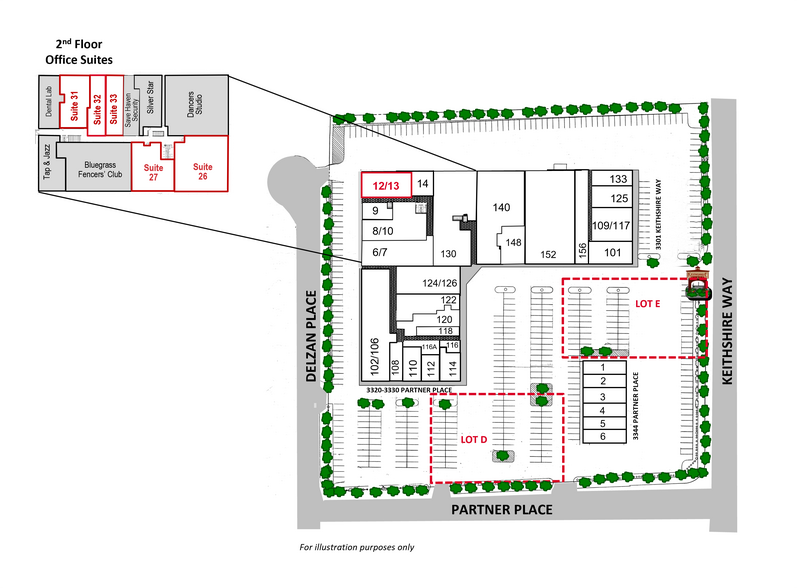 3330 Partner Pl, Lexington, KY en alquiler - Plano del sitio - Imagen 3 de 14