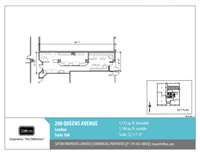 200 Queens Ave, London, ON en alquiler Plano de la planta- Imagen 1 de 1