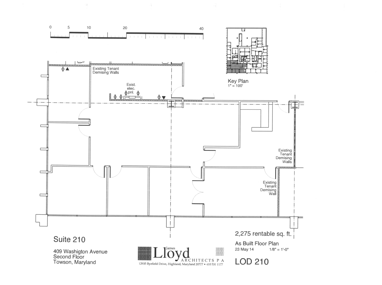 409 Washington Ave, Towson, MD en alquiler Plano de la planta- Imagen 1 de 1