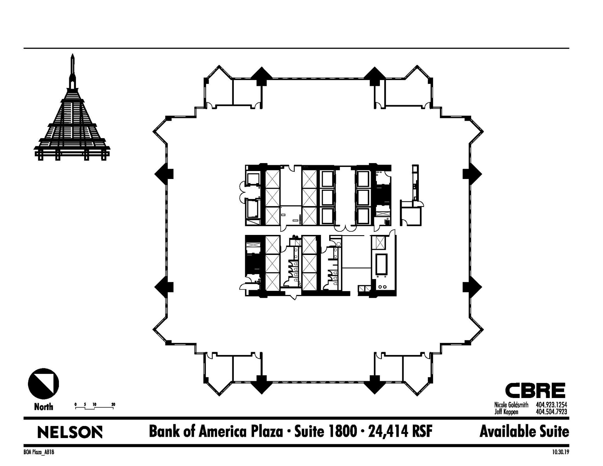 600 Peachtree St NE, Atlanta, GA en alquiler Plano de la planta- Imagen 1 de 1