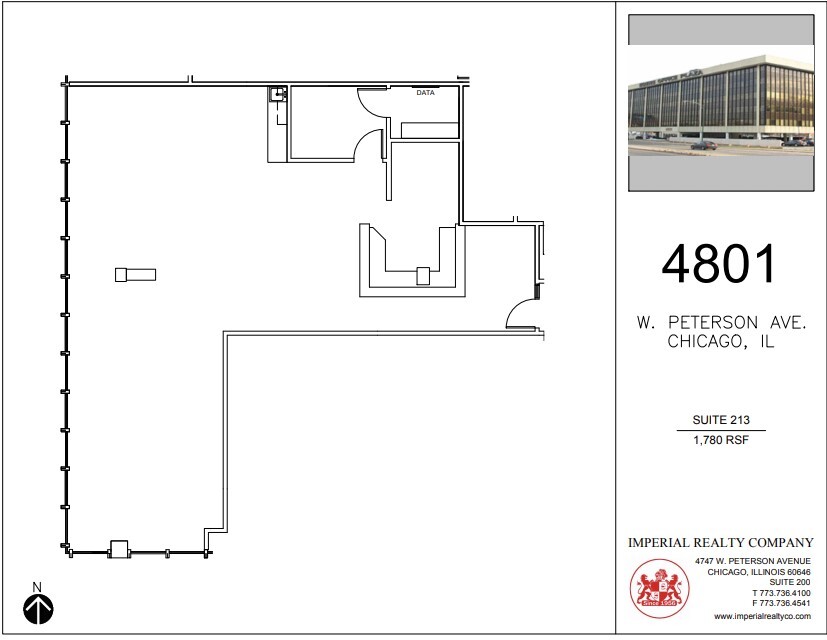 4801 W Peterson Ave, Chicago, IL en alquiler Plano de la planta- Imagen 1 de 5