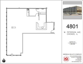 4801 W Peterson Ave, Chicago, IL en alquiler Plano de la planta- Imagen 1 de 5