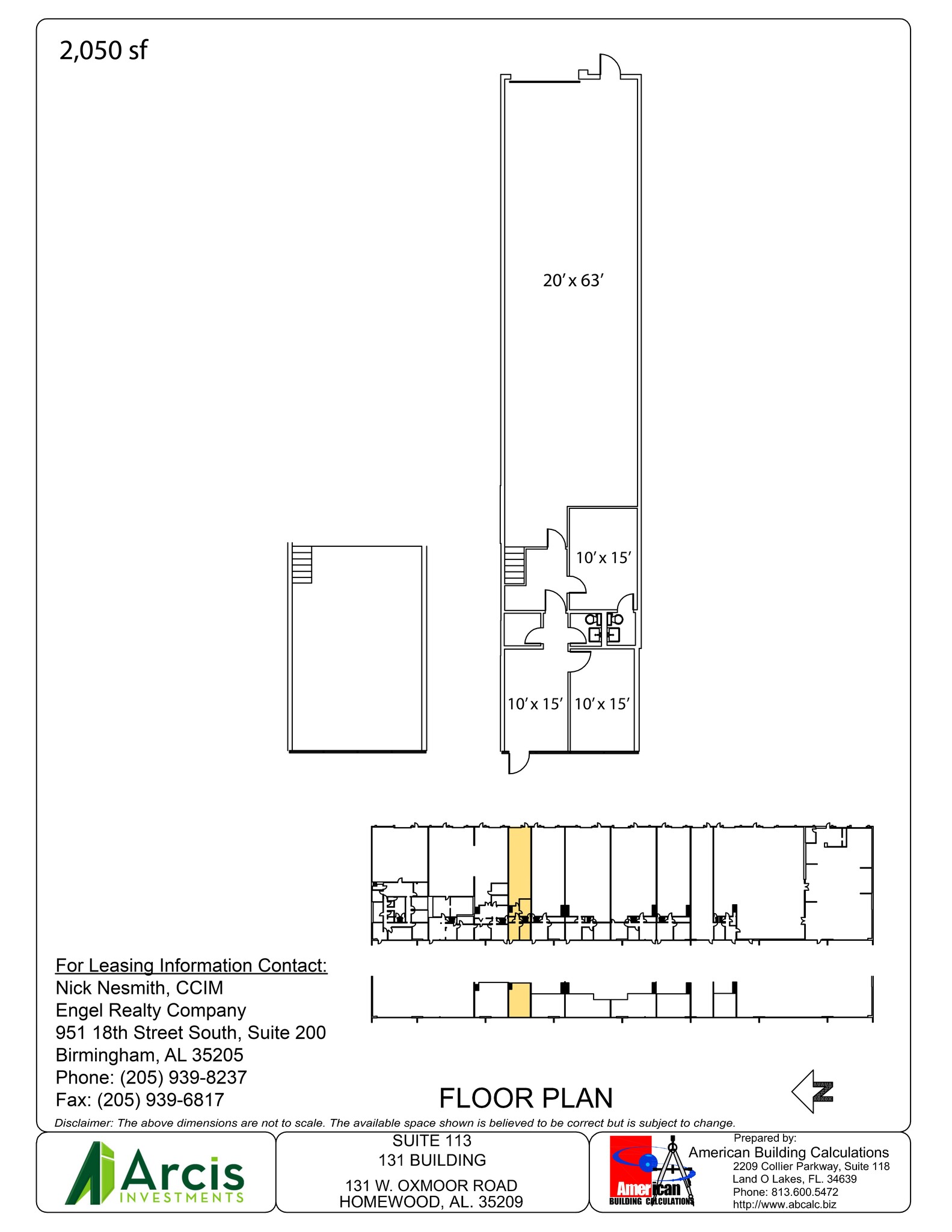 131 W Oxmoor Rd, Birmingham, AL en alquiler Plano del sitio- Imagen 1 de 1