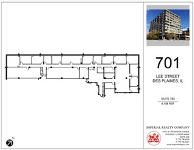 701 Lee St, Des Plaines, IL en alquiler Plano de la planta- Imagen 1 de 10