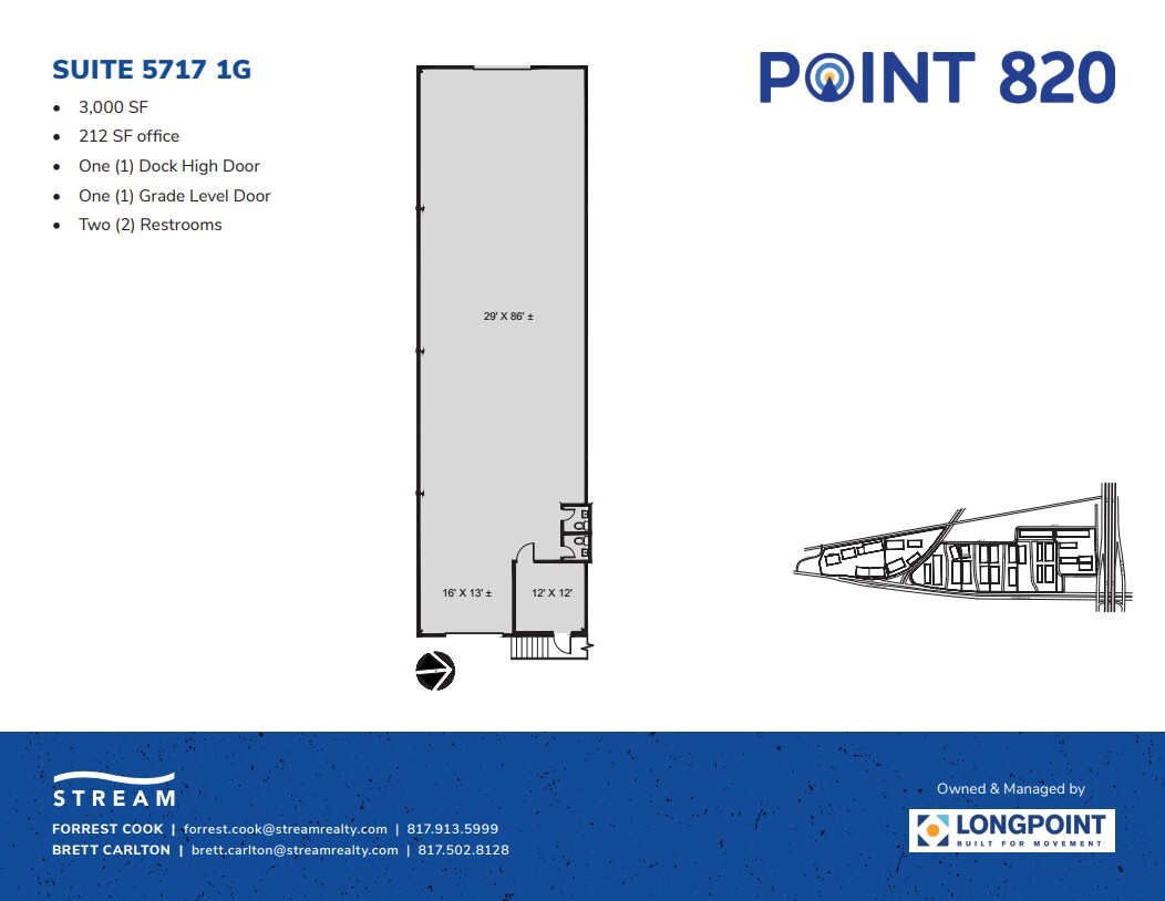 5721 E Rosedale St, Fort Worth, TX en alquiler Plano de la planta- Imagen 1 de 1