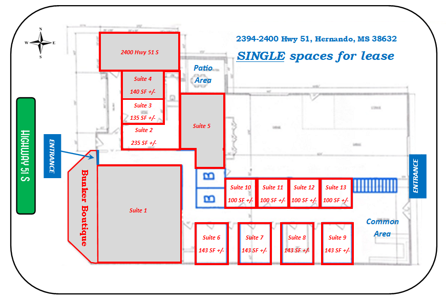 2394-2400 Us-51 Hwy, Hernando, MS en alquiler - Foto del edificio - Imagen 3 de 5