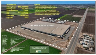 2801 N Main St, San Luis, AZ - AÉREA vista de mapa - Image1