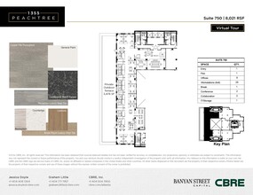 1355 Peachtree St NE, Atlanta, GA en alquiler Plano de la planta- Imagen 2 de 2