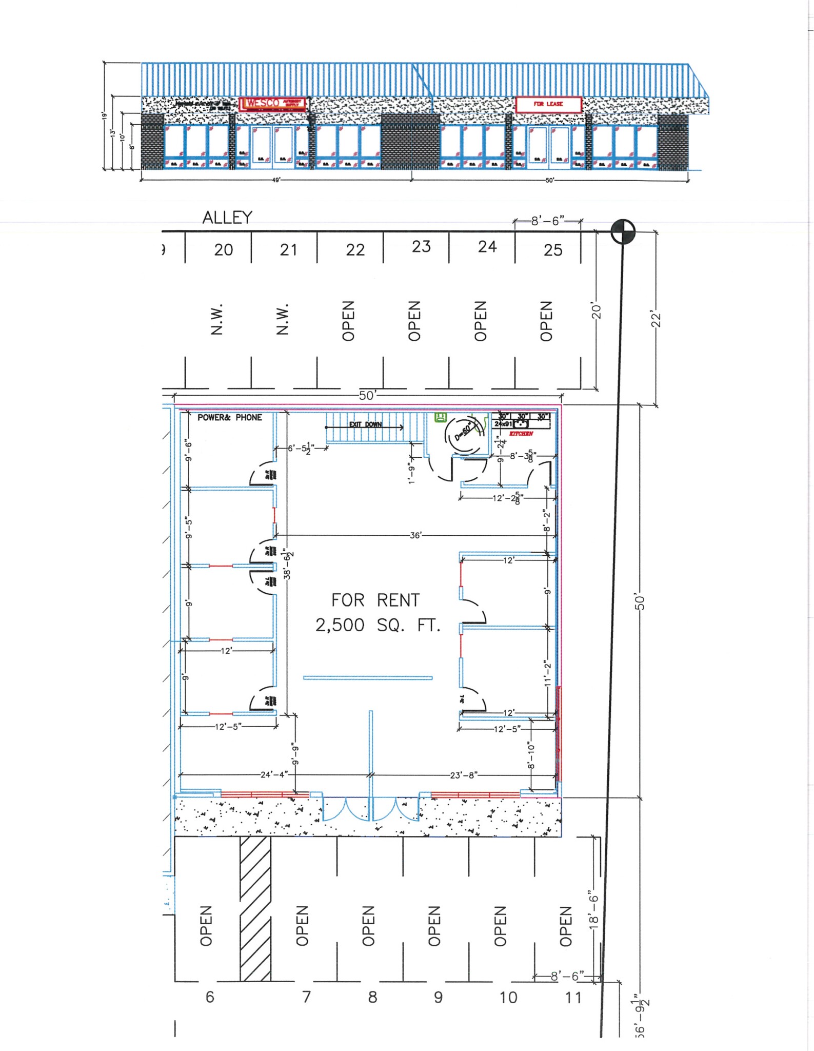 4015 Rucker Ave, Everett, WA en alquiler Plano del sitio- Imagen 1 de 1