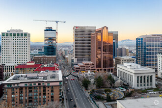 60 E South Temple, Salt Lake City, UT - vista aérea  vista de mapa