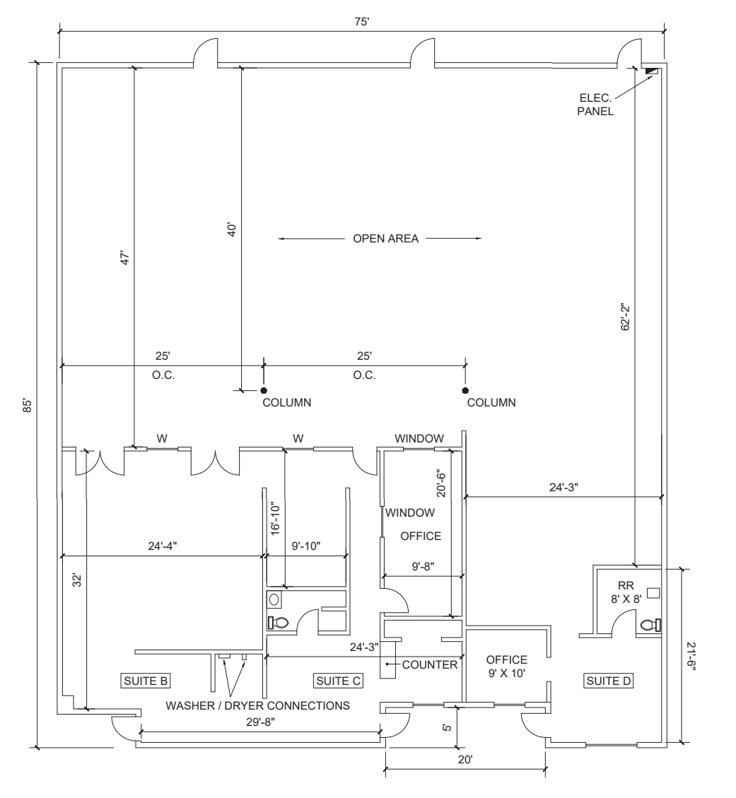 1663 Hickory Dr, Haltom City, TX en alquiler Plano de la planta- Imagen 1 de 1