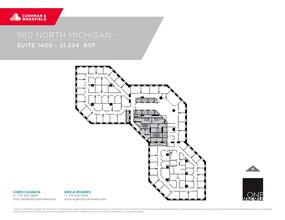 980 N Michigan Ave, Chicago, IL en alquiler Plano de la planta- Imagen 1 de 1