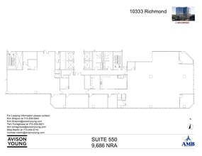 10333 Richmond Ave, Houston, TX en alquiler Plano de la planta- Imagen 1 de 2