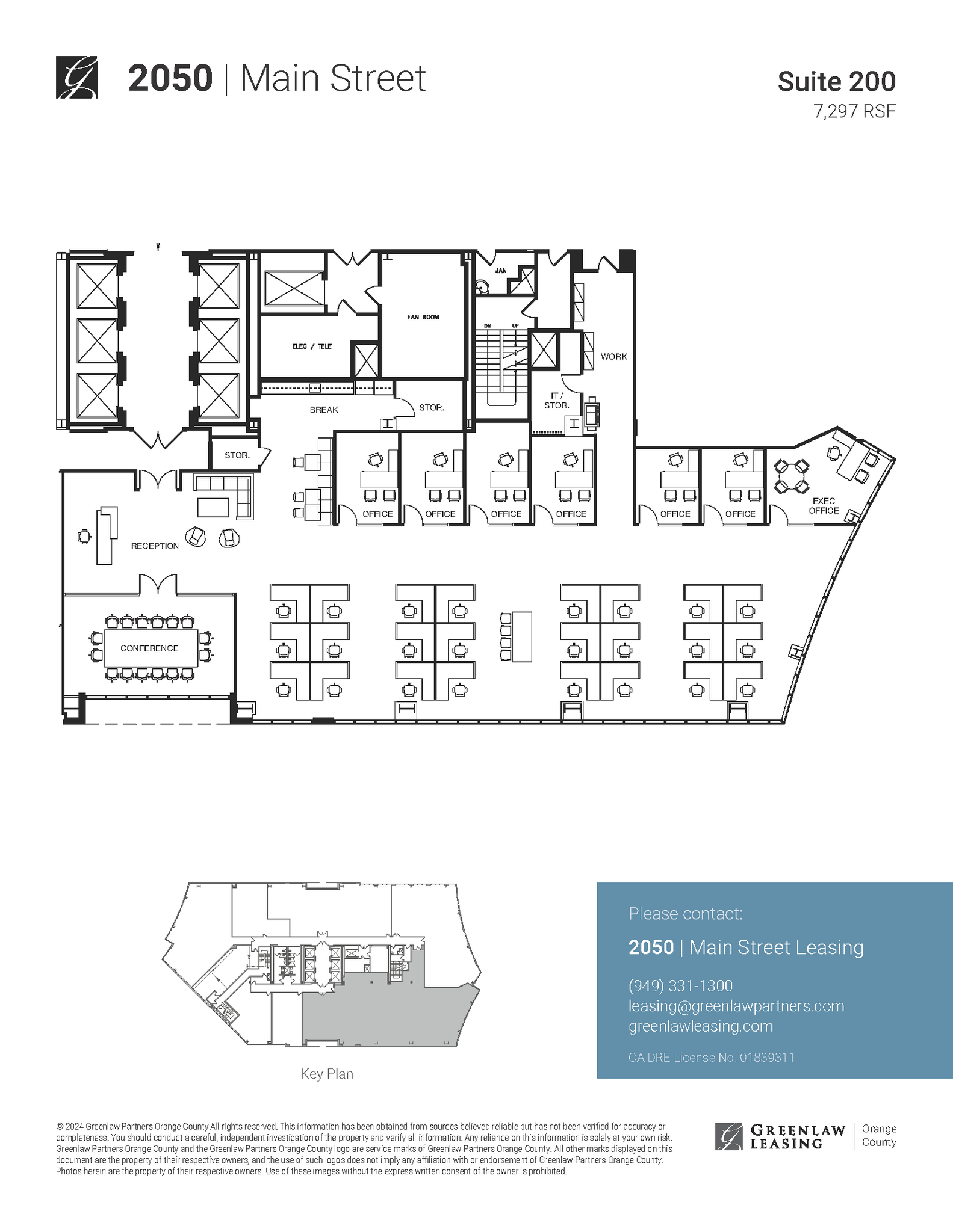 2040 Main St, Irvine, CA en alquiler Plano de la planta- Imagen 1 de 1