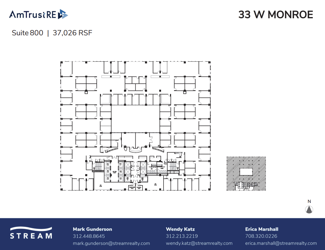 33 W Monroe St, Chicago, IL en alquiler Plano de la planta- Imagen 1 de 1