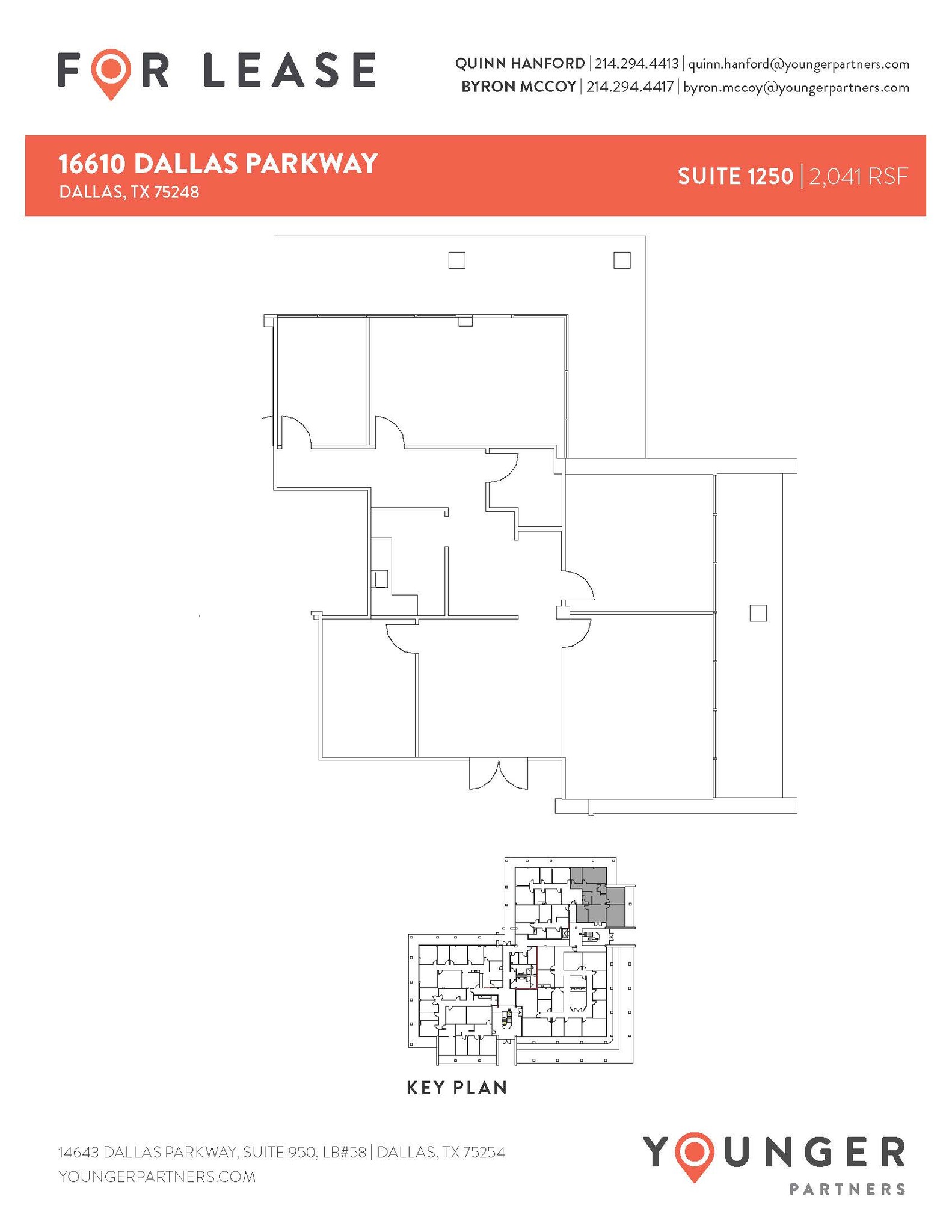 16610 N Dallas Pky, Dallas, TX en alquiler Plano de la planta- Imagen 1 de 1