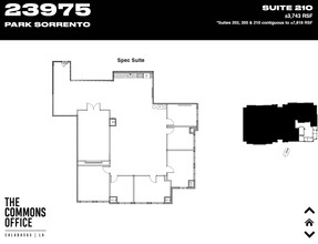 24025 Park Sorrento, Calabasas, CA en alquiler Plano de la planta- Imagen 1 de 2