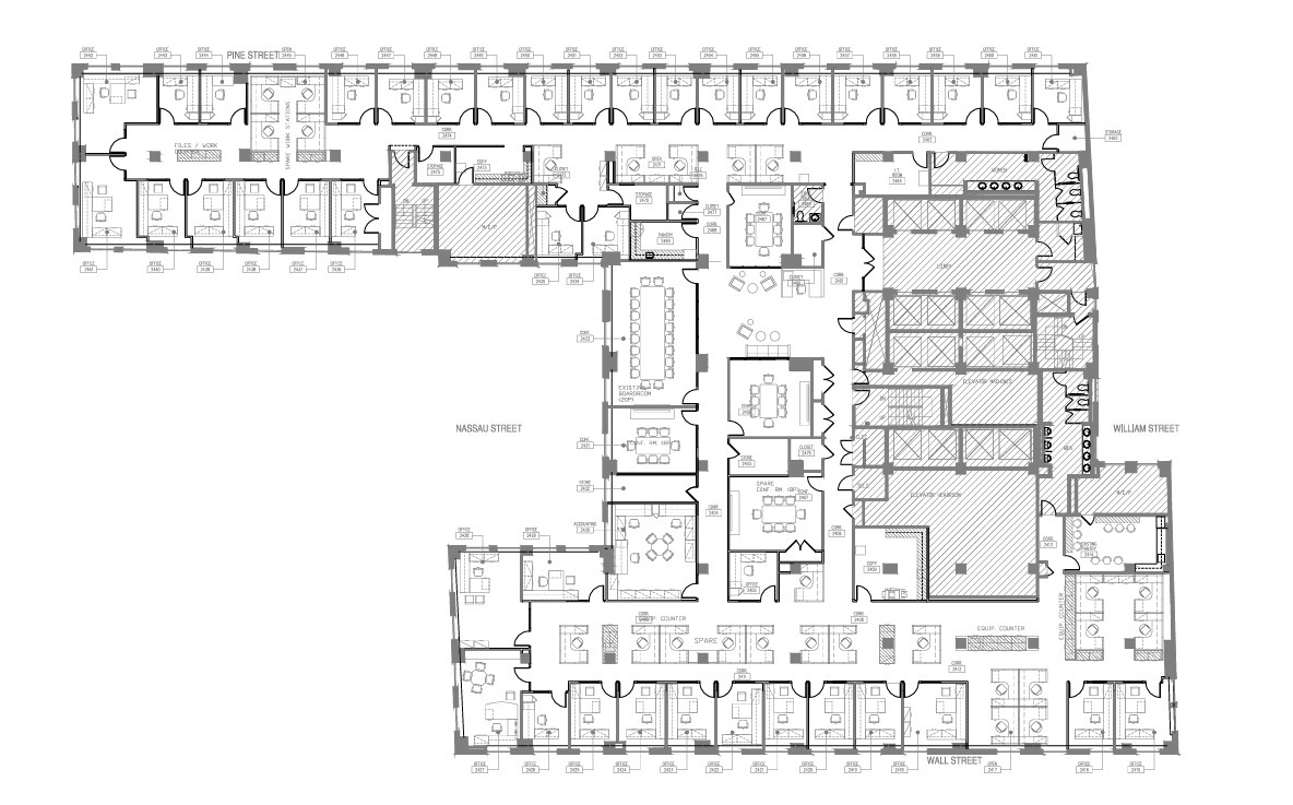 40 Wall St, New York, NY en alquiler Plano de la planta- Imagen 1 de 1