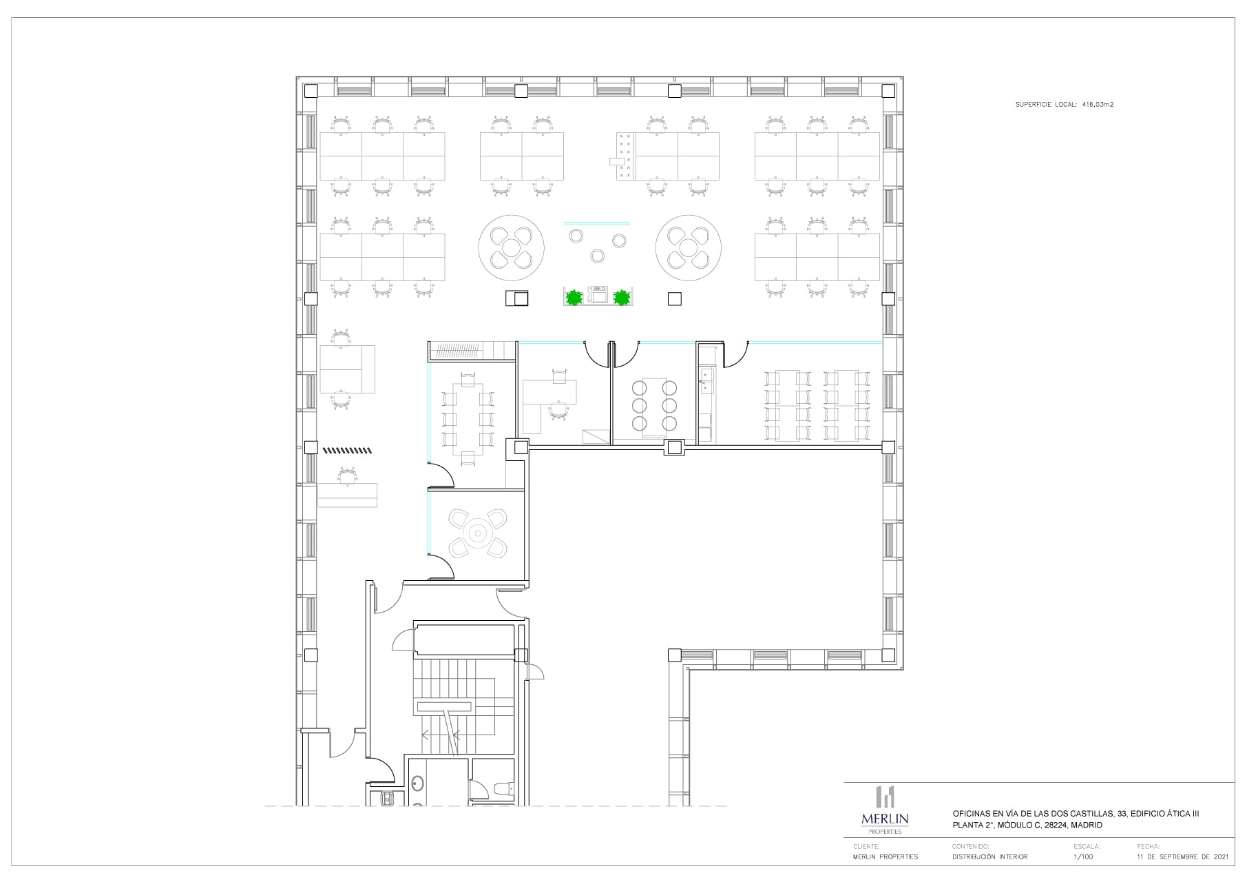 Avenida de Europa, 26, Pozuelo de Alarcón, Madrid en alquiler Plano de planta tipo- Imagen 1 de 9