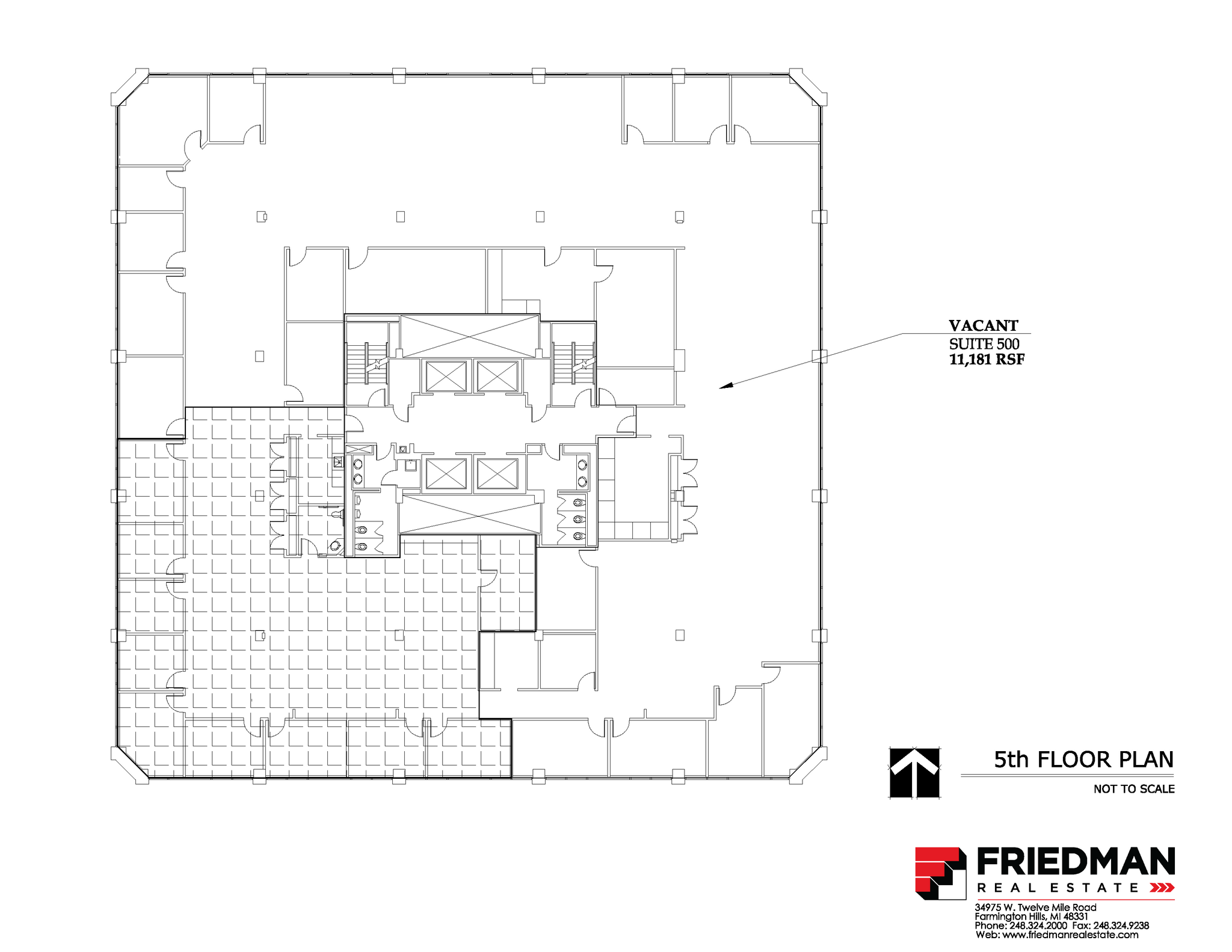 900 Tower Dr, Troy, MI en alquiler Plano de la planta- Imagen 1 de 2