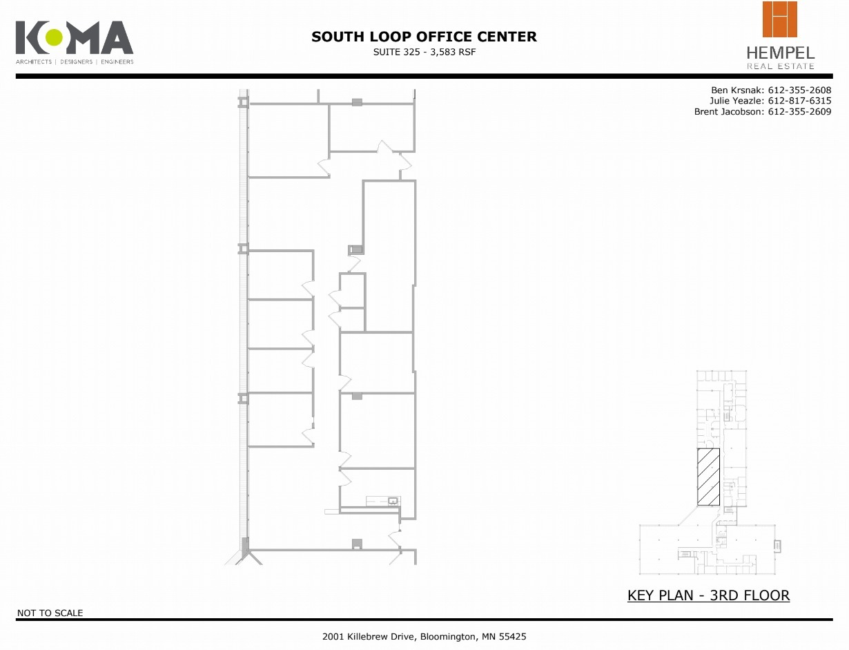 2001 Killebrew Dr, Bloomington, MN en alquiler Plano de la planta- Imagen 1 de 1