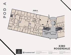 6380 Rogerdale Rd, Houston, TX en alquiler Plano de la planta- Imagen 1 de 2