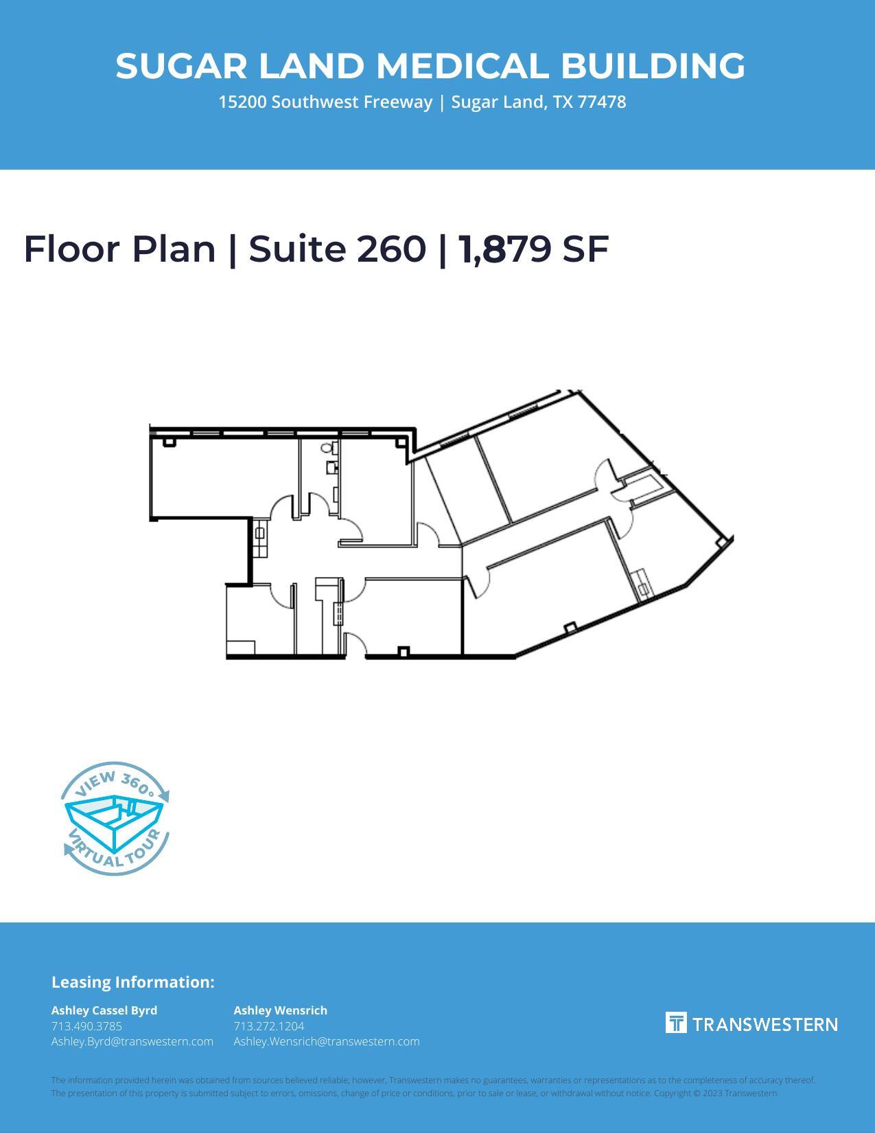 15200 Southwest Fwy, Sugar Land, TX en alquiler Plano de la planta- Imagen 1 de 1