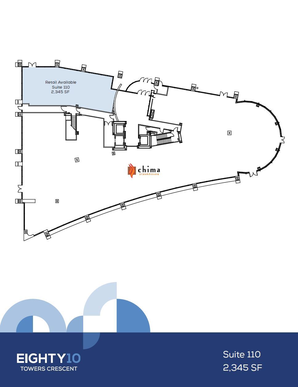 8020 Towers Crescent Dr, Vienna, VA en alquiler Plano de la planta- Imagen 1 de 1