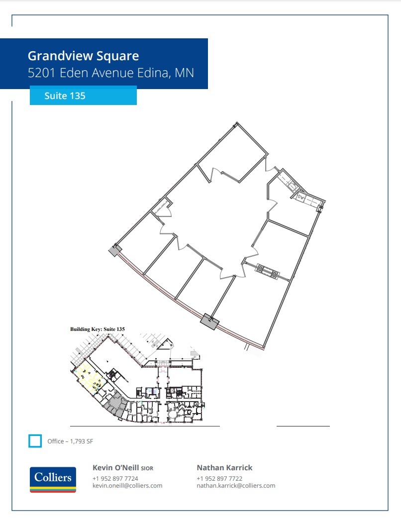 5201 Eden Ave, Edina, MN en alquiler Plano de la planta- Imagen 1 de 1