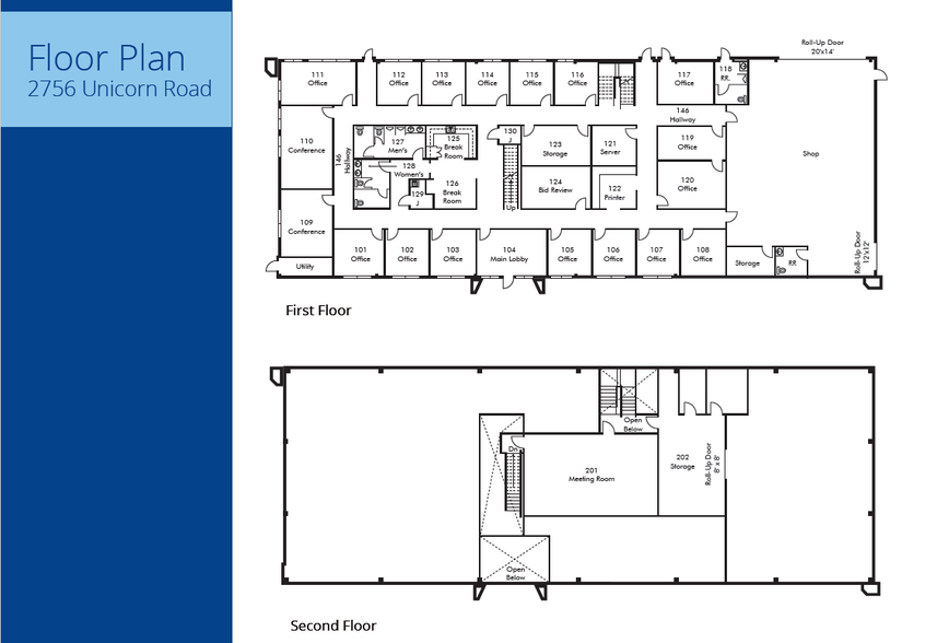 Two (2) Office/Warehouse Buildings cartera de 2 inmuebles en venta en LoopNet.es - Plano de la planta - Imagen 3 de 11