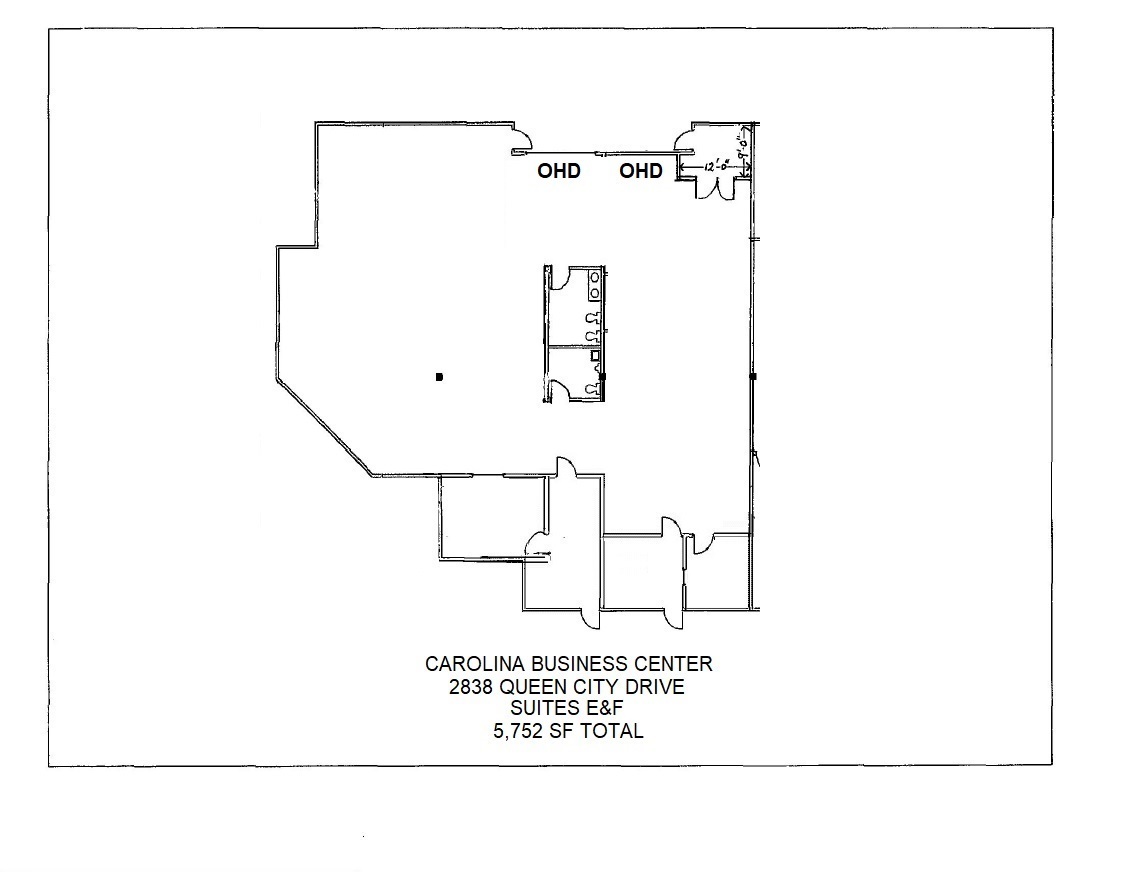 2838 Queen City Dr, Charlotte, NC en alquiler Plano de la planta- Imagen 1 de 1