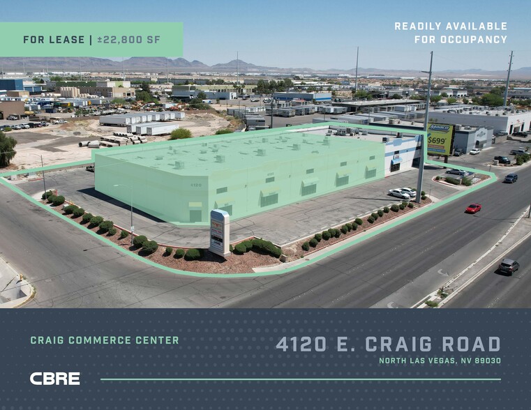 4120 E Craig Rd, North Las Vegas, NV en alquiler - Vista aérea - Imagen 1 de 14