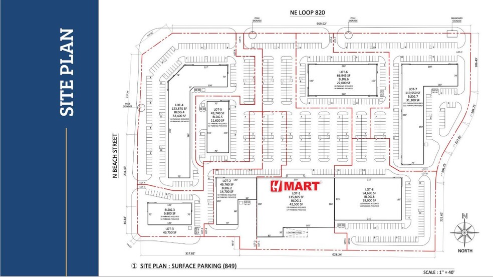 5000 N Beach St, Haltom City, TX en alquiler - Plano del sitio - Imagen 2 de 4