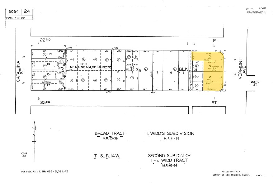 2241 S Vermont Ave, Los Angeles, CA en venta - Plano de solar - Imagen 2 de 9