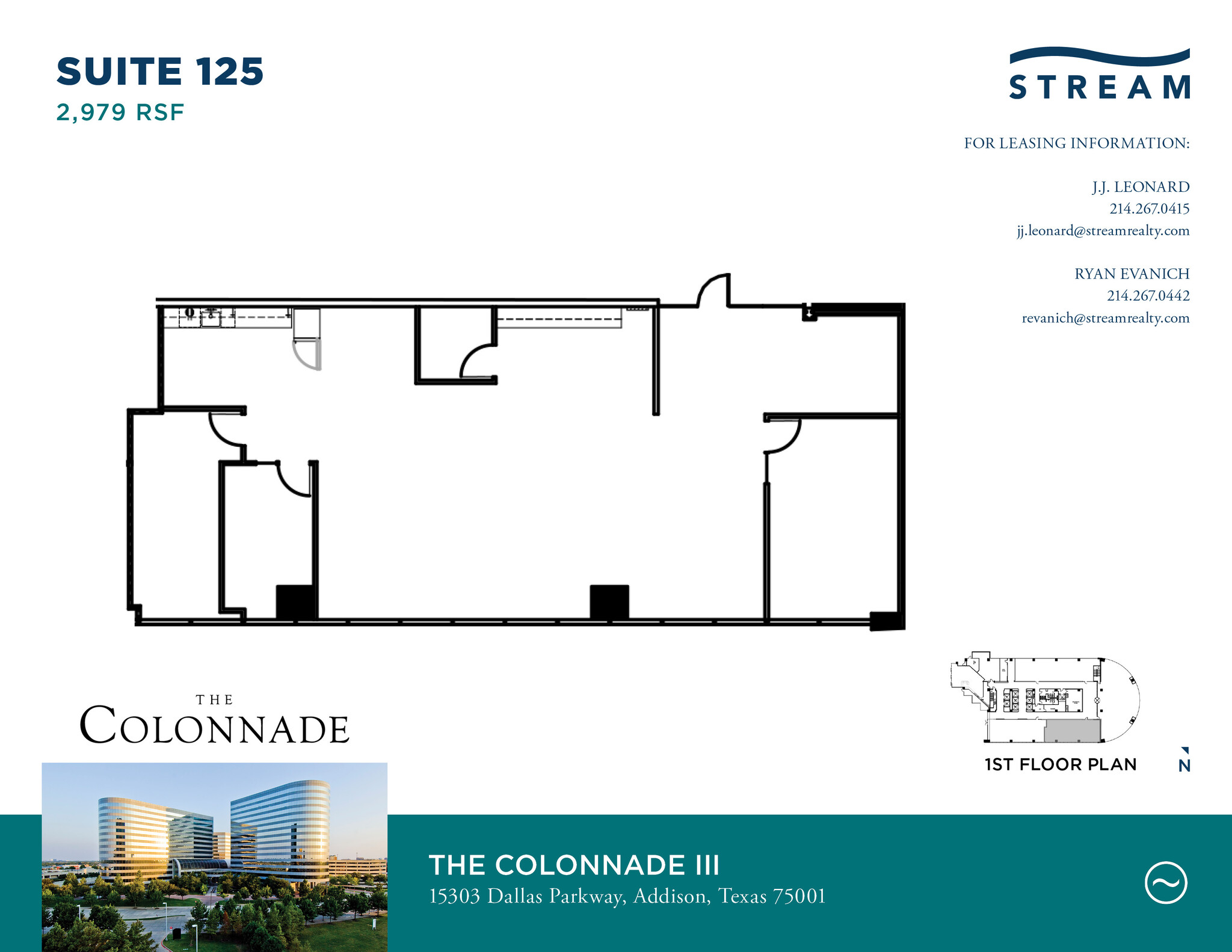 15301 N Dallas Pky, Addison, TX en alquiler Plano de la planta- Imagen 1 de 2