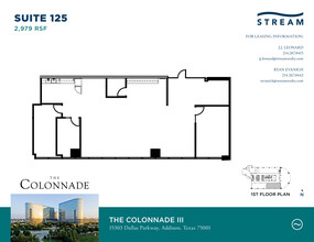 15301 N Dallas Pky, Addison, TX en alquiler Plano de la planta- Imagen 1 de 2