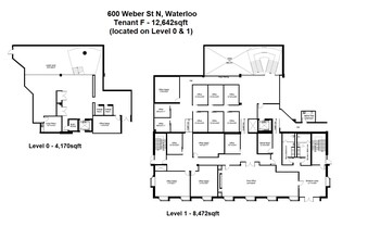 600 Weber St N, Waterloo, ON en alquiler Plano de la planta- Imagen 1 de 2