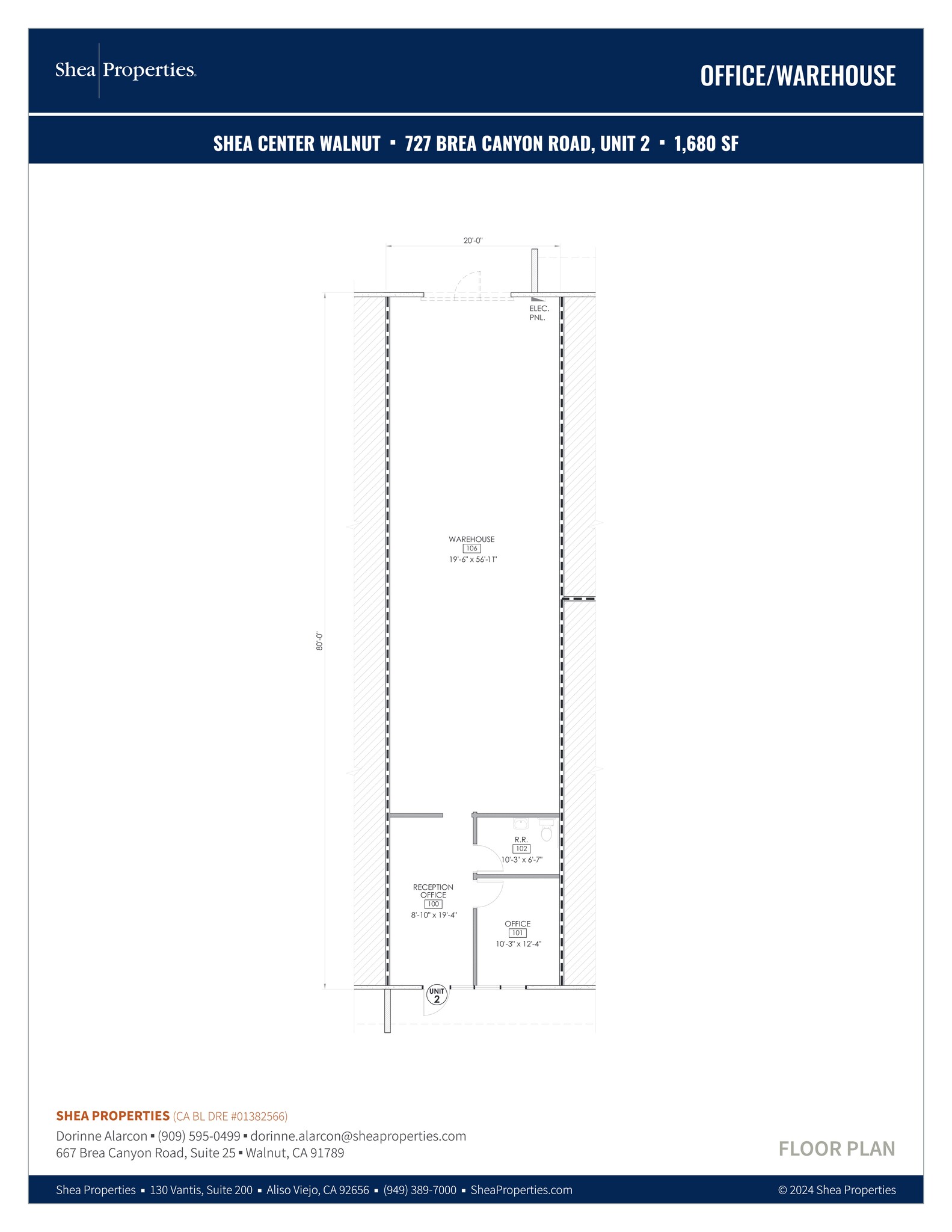 657-727 Brea Canyon Rd, Walnut, CA en alquiler Plano del sitio- Imagen 1 de 1