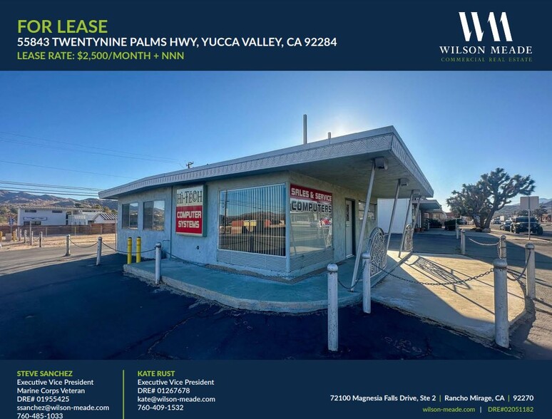 55843 Twentynine Palms Hwy, Yucca Valley, CA en alquiler - Foto del edificio - Imagen 1 de 15