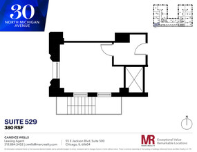 30 N Michigan Ave, Chicago, IL en alquiler Plano de la planta- Imagen 1 de 2