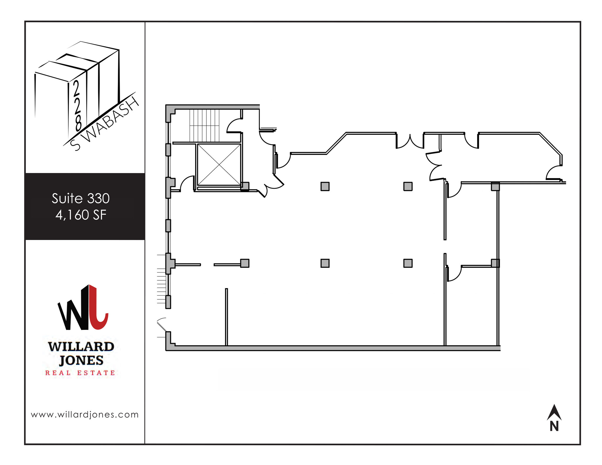 228 S Wabash Ave, Chicago, IL en alquiler Plano de la planta- Imagen 1 de 1