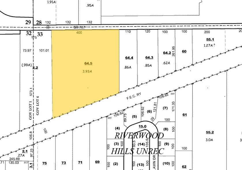 50 NE Dixie Hwy, Stuart, FL en alquiler - Plano de solar - Imagen 3 de 3