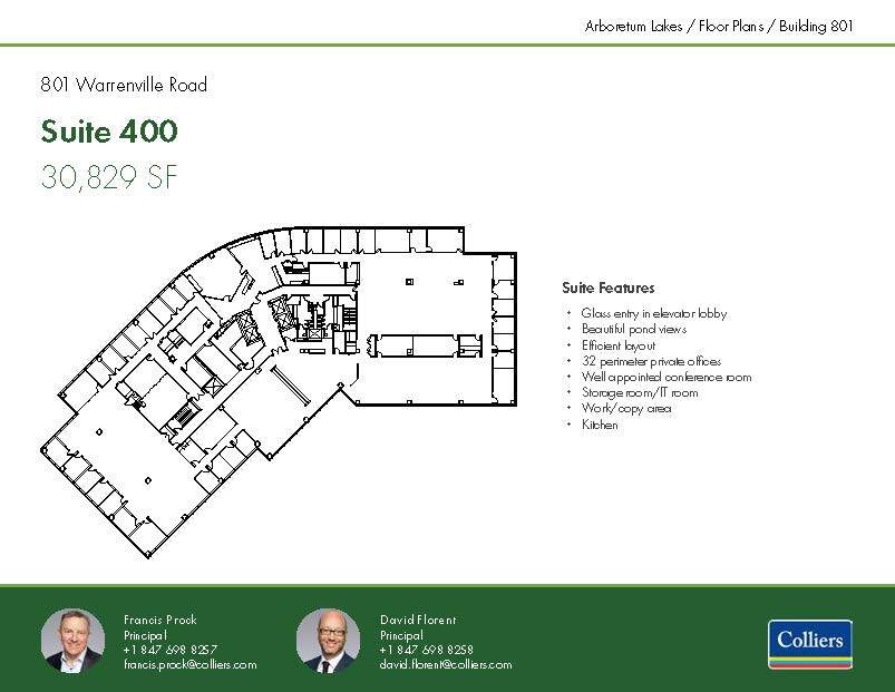 801 Warrenville Rd, Lisle, IL en alquiler Plano de la planta- Imagen 1 de 1