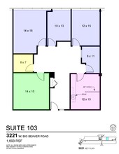 3155 W Big Beaver Rd, Troy, MI en alquiler Plano de la planta- Imagen 1 de 1