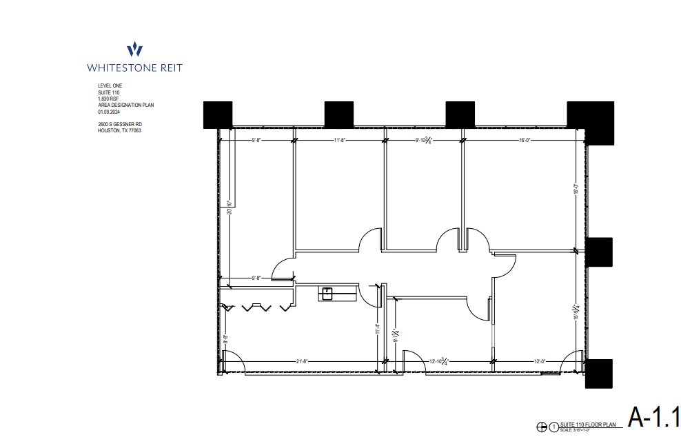 2600 S Gessner Rd, Houston, TX en alquiler Plano de la planta- Imagen 1 de 1