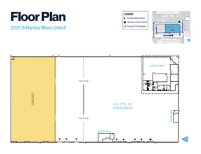 2721 S Harbor Blvd, Santa Ana, CA en alquiler Plano de la planta- Imagen 2 de 2