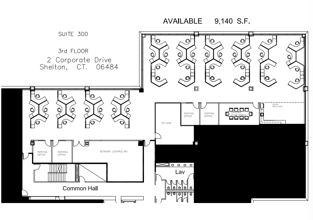 2 Corporate Dr, Shelton, CT en alquiler Plano de la planta- Imagen 1 de 1