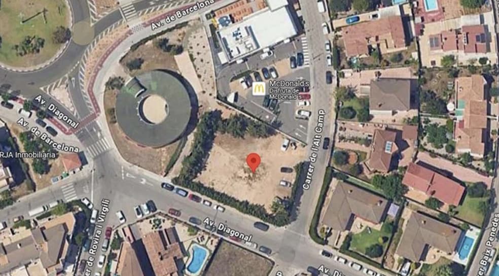 Terreno en Cunit, Tarragona en venta - Plano de solar - Imagen 2 de 2