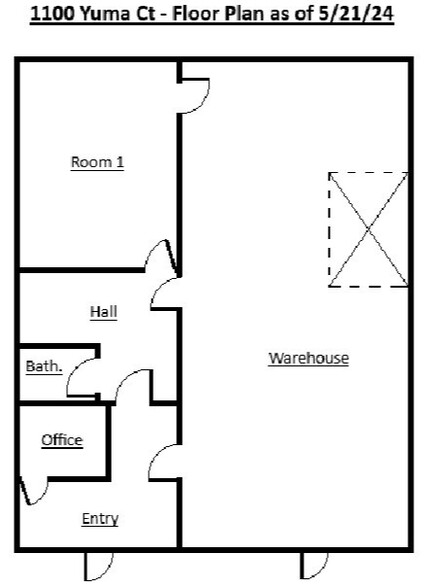 1100-1140 Yuma Ct, Denver, CO en alquiler - Plano de la planta - Imagen 3 de 19